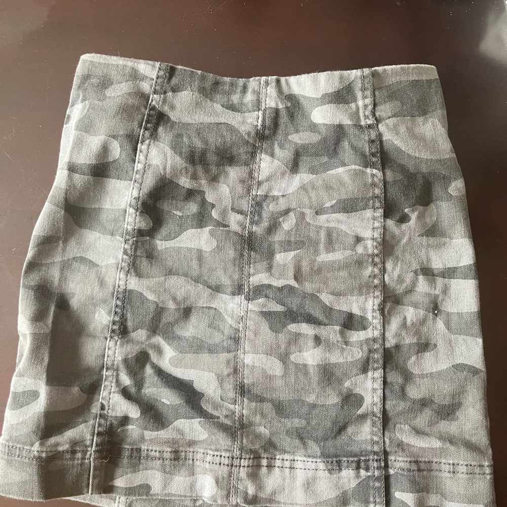 Nordstrom camo mini skirt